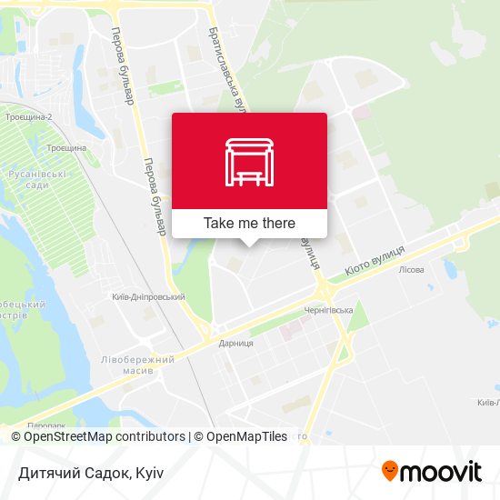 Дитячий Садок map