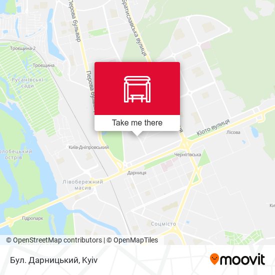 Карта Бул. Дарницький