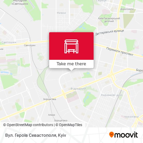 Вул. Героїв Севастополя map