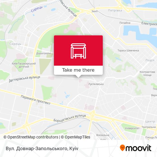 Вул. Довнар-Запольського map