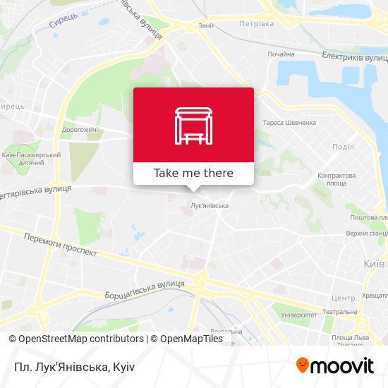 Пл. Лук'Янівська map