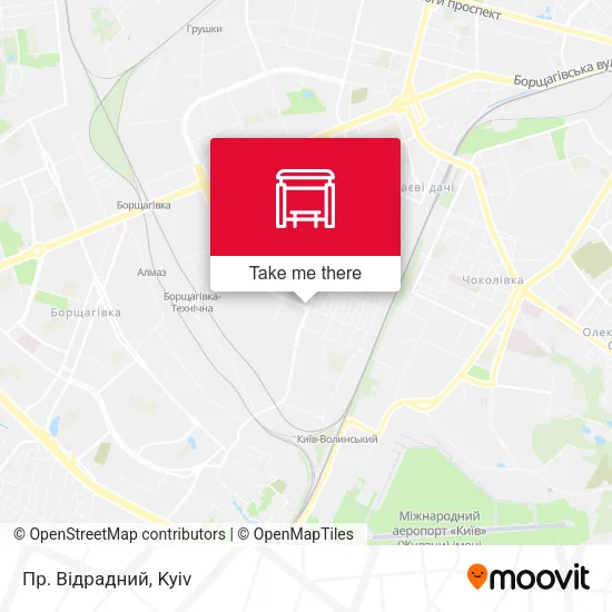 Карта Пр. Відрадний