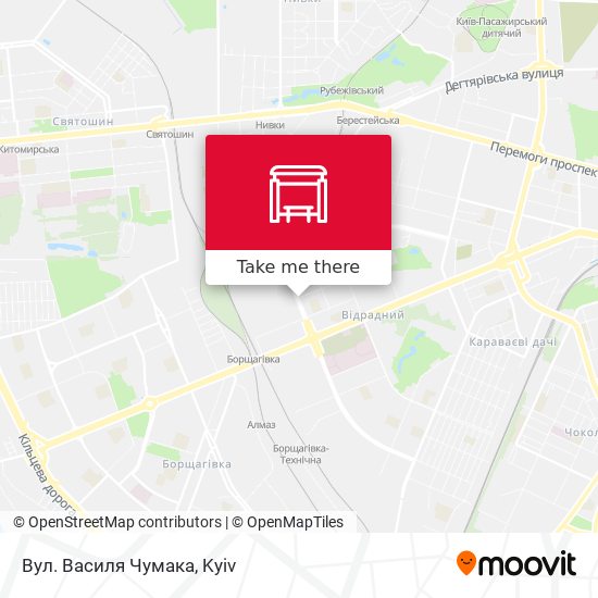 Вул. Василя Чумака map