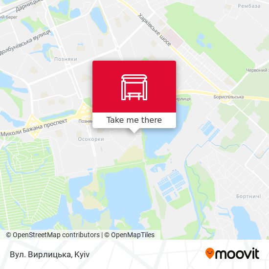 Вул. Вирлицька map
