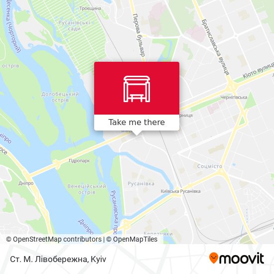 Ст. М. Лівобережна map