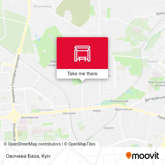 Карта Овочева База