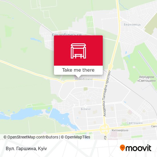 Вул. Гаршина map