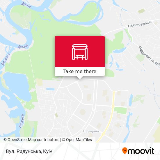 Вул. Радунська map