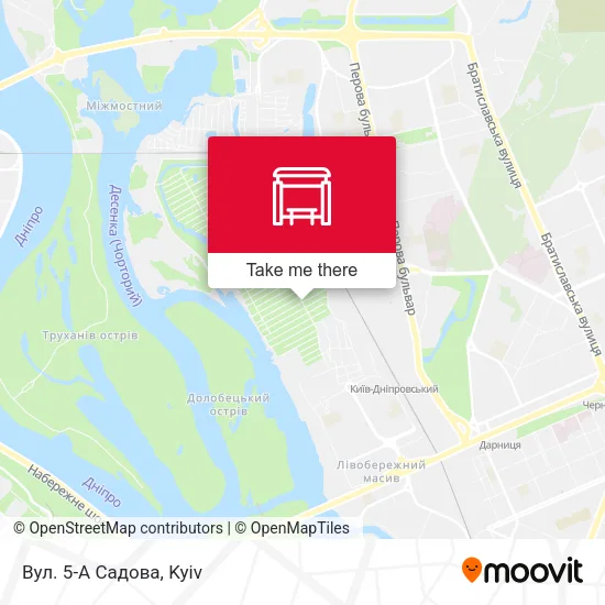 Карта Вул. 5-А Садова
