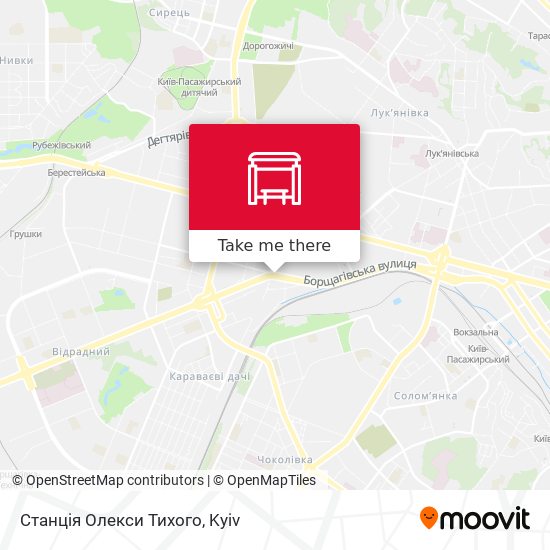 Станція Олекси Тихого map
