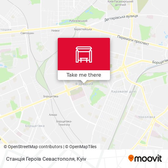 Станція Героїв Севастополя map