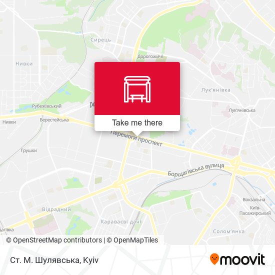 Ст. М. Шулявська map