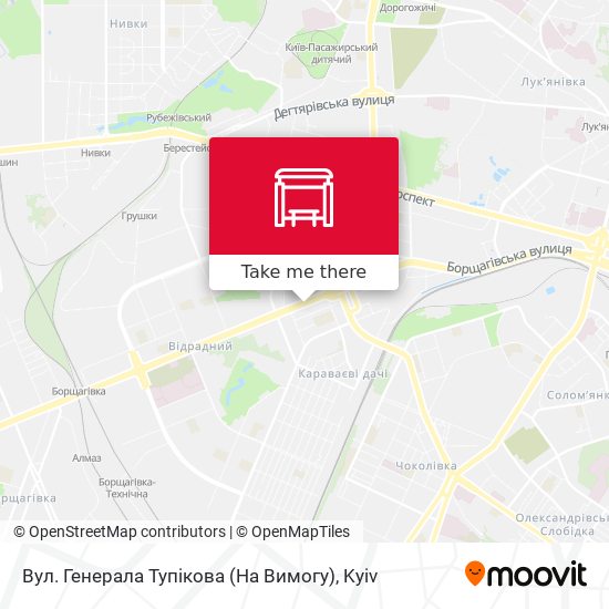 Вул. Генерала Тупікова (На Вимогу) map