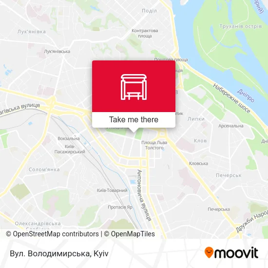 Карта Вул. Володимирська