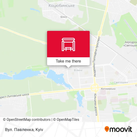 Вул. Павленка map