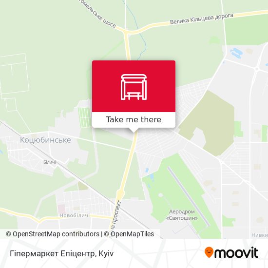 Гіпермаркет Епіцентр map