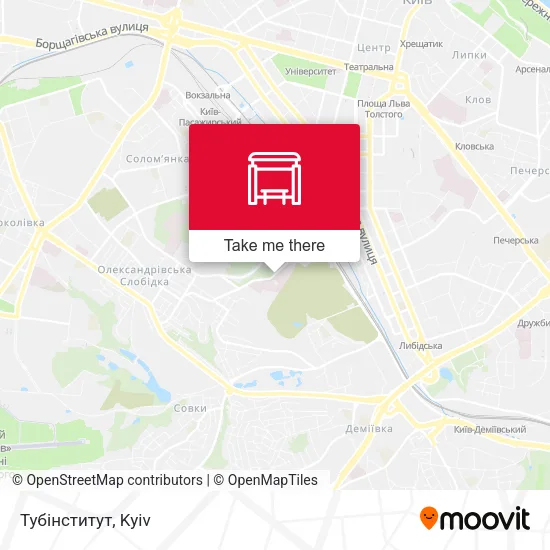 Карта Тубінститут