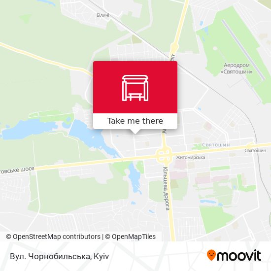 Вул. Чорнобильська map