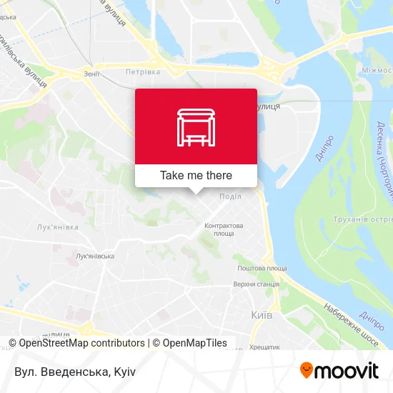 Карта Вул. Введенська
