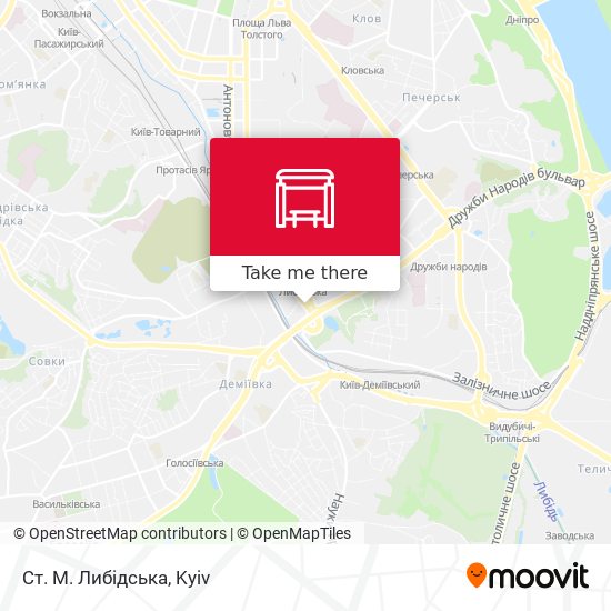 Ст. М. Либідська map