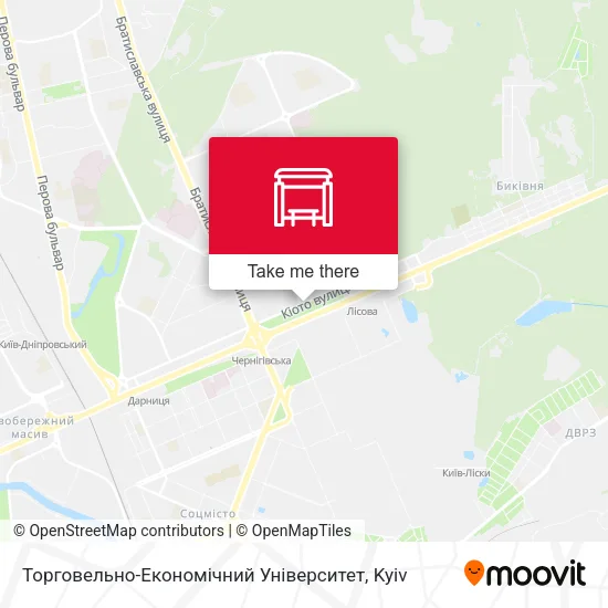 Карта Торговельно-Економічний Університет