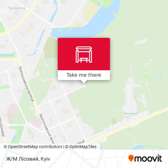 Ж/М Лісовий map