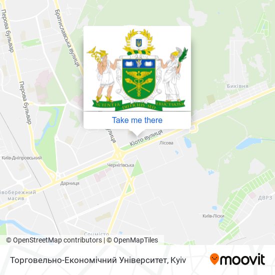 Торговельно-Економічний Університет map