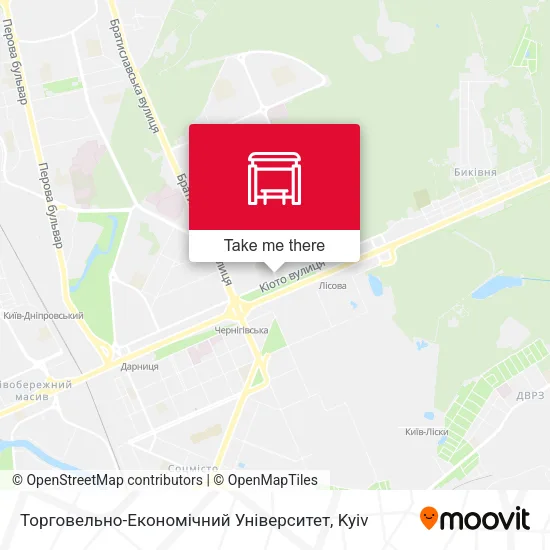 Карта Торговельно-Економічний Університет