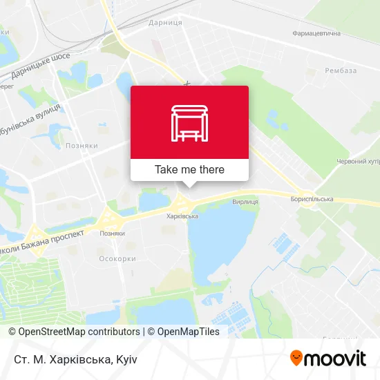 Карта Ст. М. Харківська