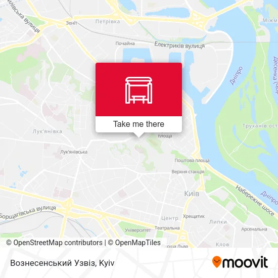 Карта Вознесенський Узвіз