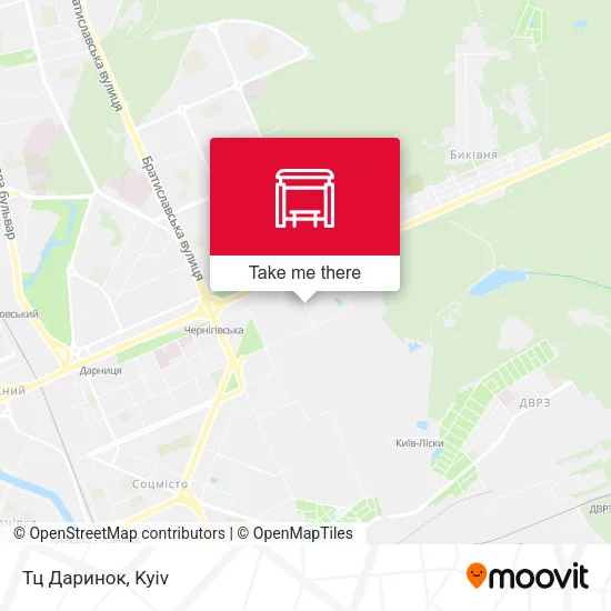 Карта Тц Даринок