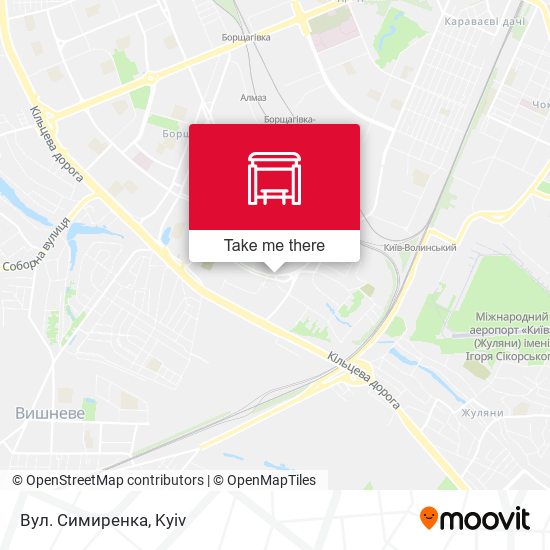 Вул. Симиренка map