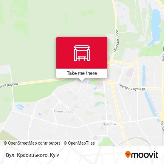 Вул. Красицького map