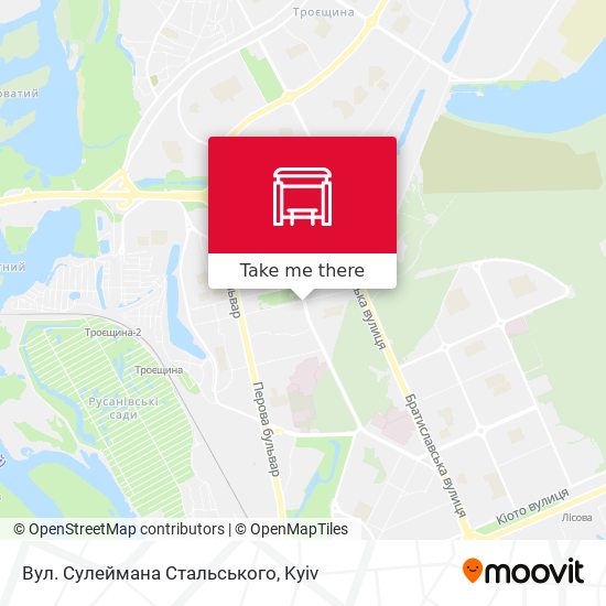 Вул. Сулеймана Стальського map