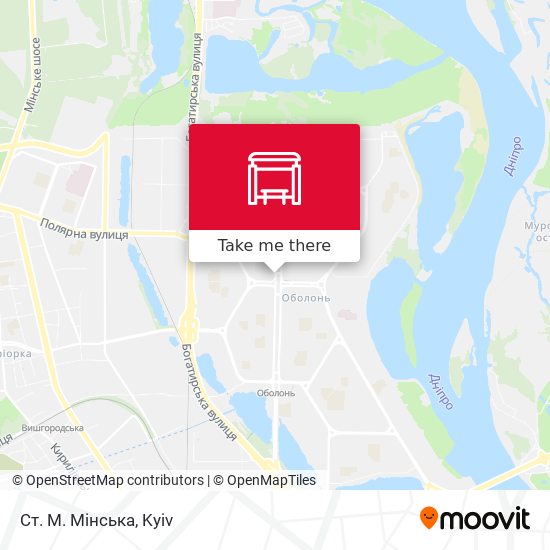 Ст. М. Мінська map