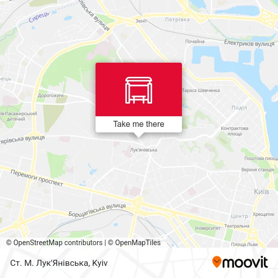 Карта Ст. М. Лук'Янівська