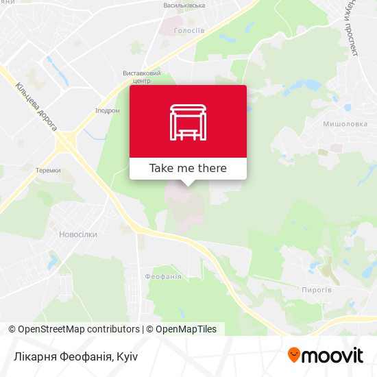 Лікарня Феофанія map