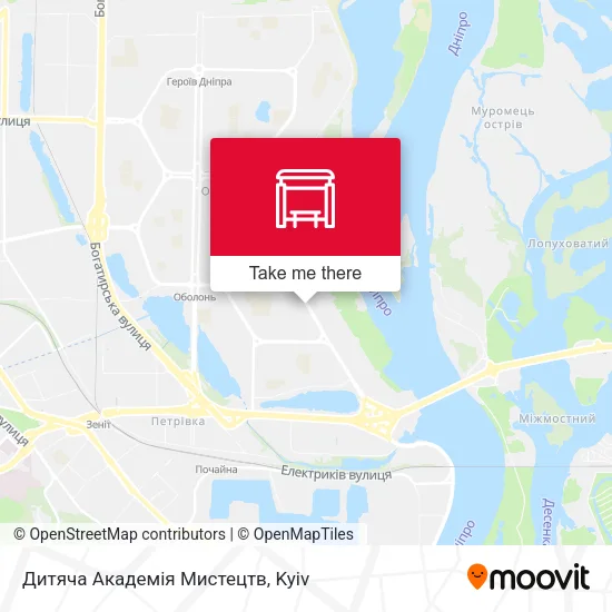 Карта Дитяча Академія Мистецтв