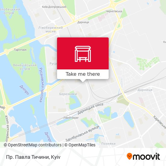 Пр. Павла Тичини map