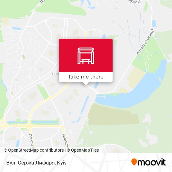 Вул. Сержа Лифаря map