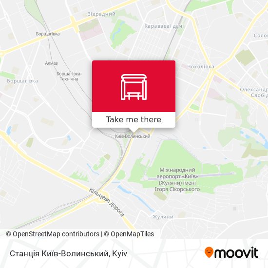 Станція Київ-Волинський map