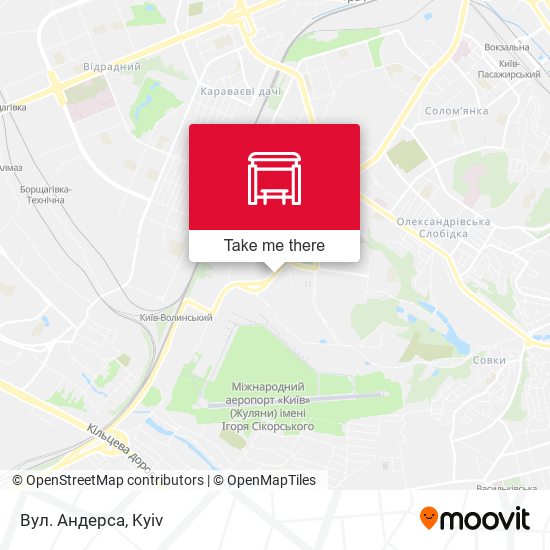 Карта Вул. Андерса