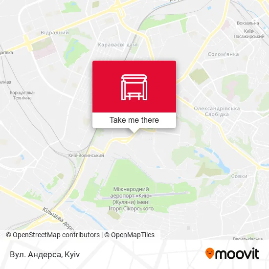 Вул. Андерса map