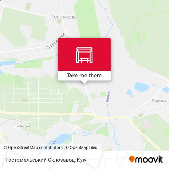 Гостомельський Склозавод map