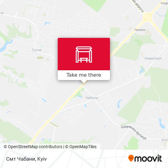Смт Чабани map