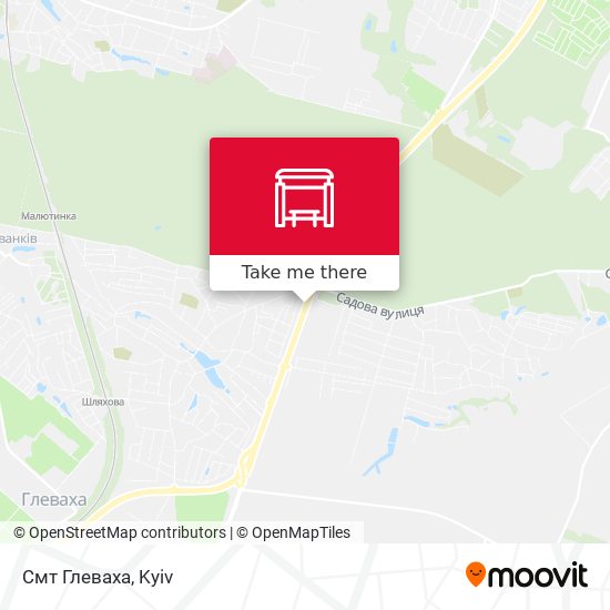 Смт Глеваха map