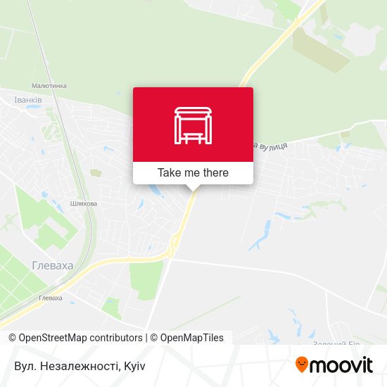 Карта Вул. Незалежності