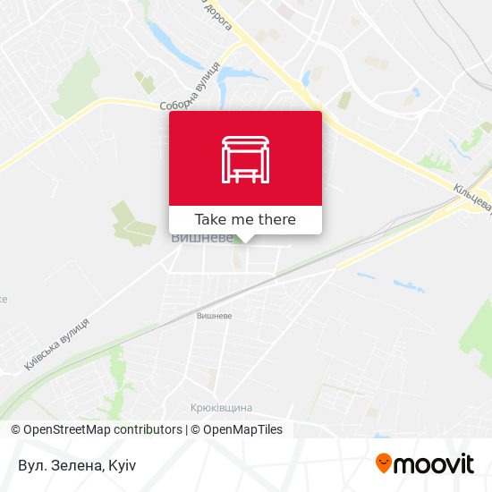 Вул. Зелена map