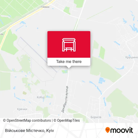 Карта Військове Містечко