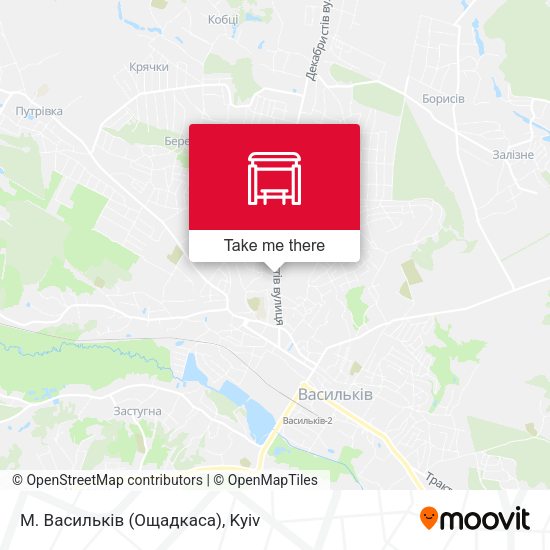 Карта М. Васильків (Ощадкаса)